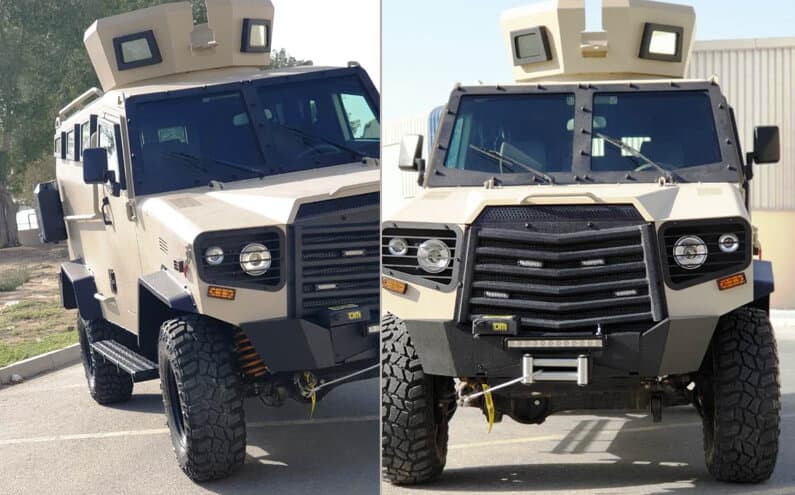 Taran II 4x4 APC - 79 blindé - vue extérieure détaillée 4