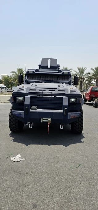 APC Merkava Blue armored personnel carrier front exterior view