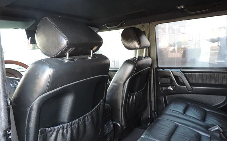 Armored Mercedes AMG blindé - intérieur, sièges passagers