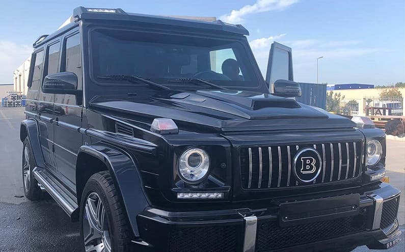 Mercedes-Benz G63 Brabus مصفحة بمنظر خارجي رئيسي