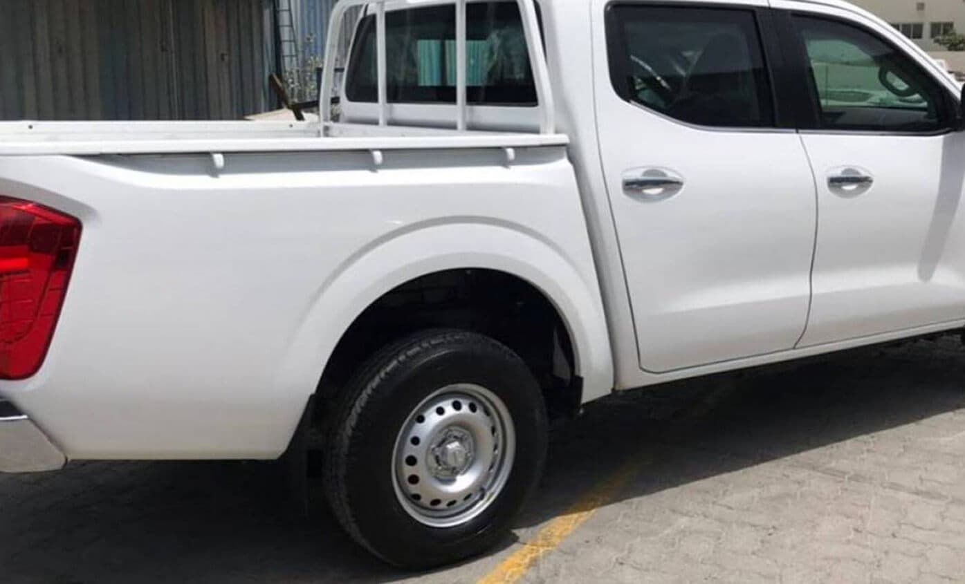Nissan Navara armored pickup left side exterior view