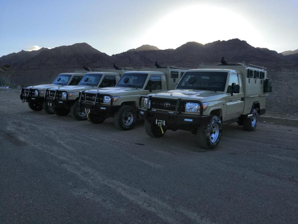 Toyota Hilux Troop Carrier blindé - flotte de véhicules