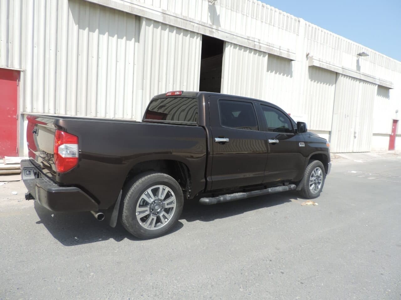 Toyota Tundra armored pickup right side exterior view