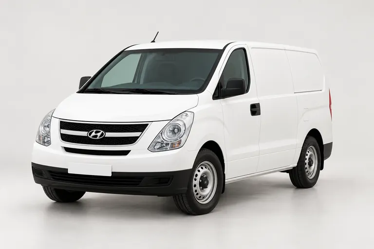 Hyundai H-1, vue extérieure complète orientée vers la gauche en studio
