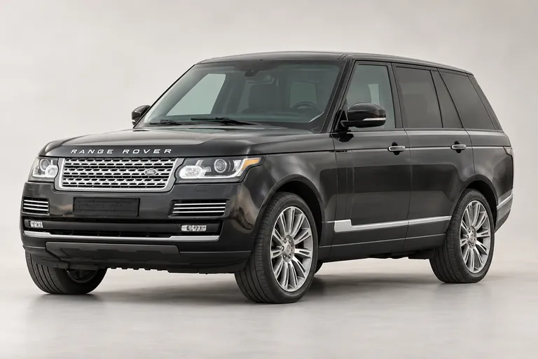Range Rover Vogue, vue extérieure complète orientée vers la gauche en studio