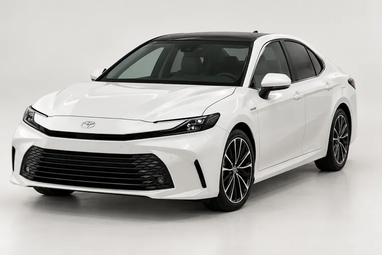 Toyota Camry, complete left-facing exterior studio view