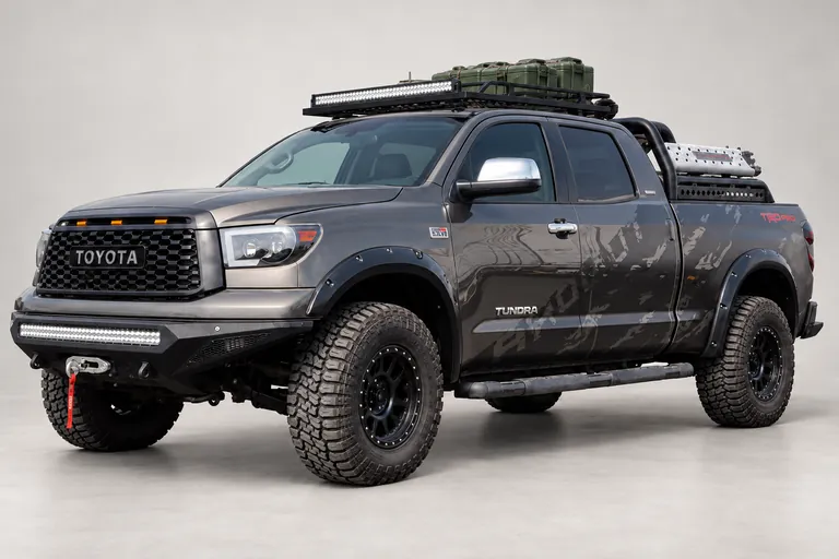 Toyota Tundra Off-Road Edition, vue extérieure complète orientée vers la gauche en studio
