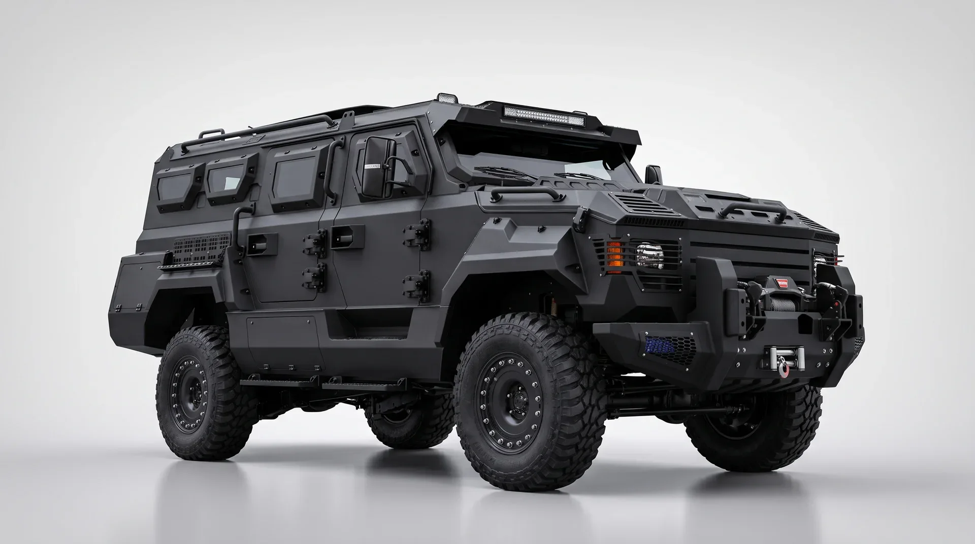2025 APC Merkava Sagiv 79 4x4 AT BR6 armored personnel carrier in front three-quarter view for a mission-specific feasibility review