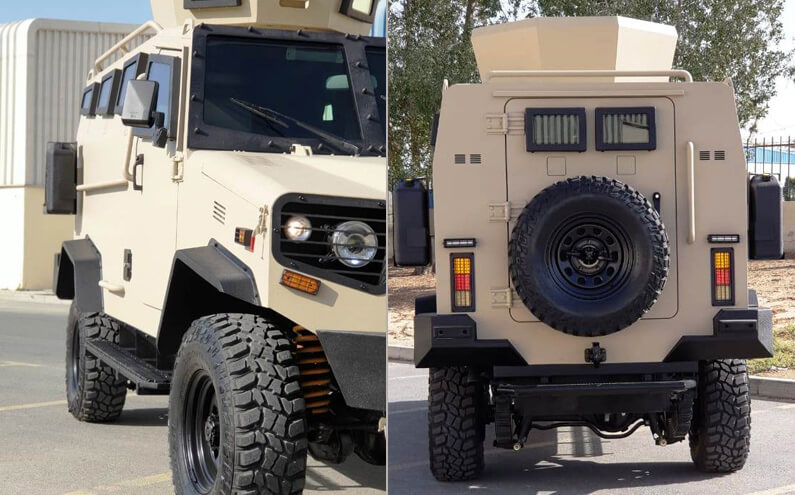 Taran II 4x4 APC - 79 blindé - vue extérieure détaillée 2