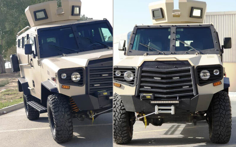 Taran II 4x4 APC - 79 blindé - vue extérieure détaillée 4