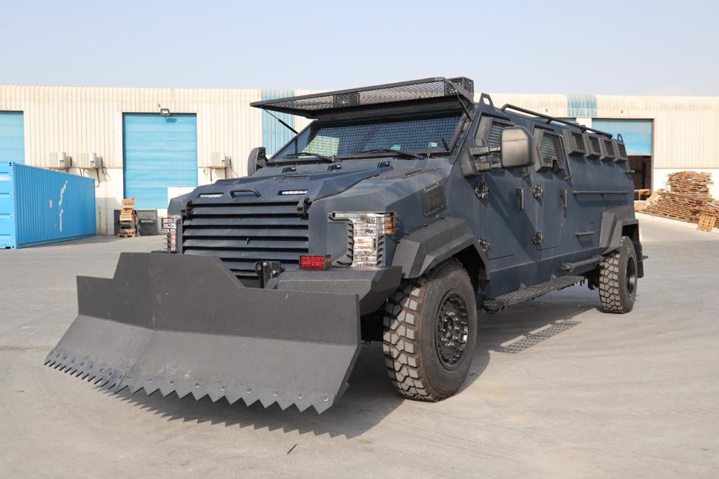 Anti-Riot AV Merkava armored vehicle front left exterior angle