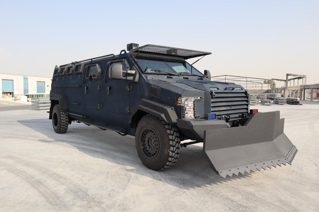 Anti-Riot AV Merkava armored vehicle front right exterior angle