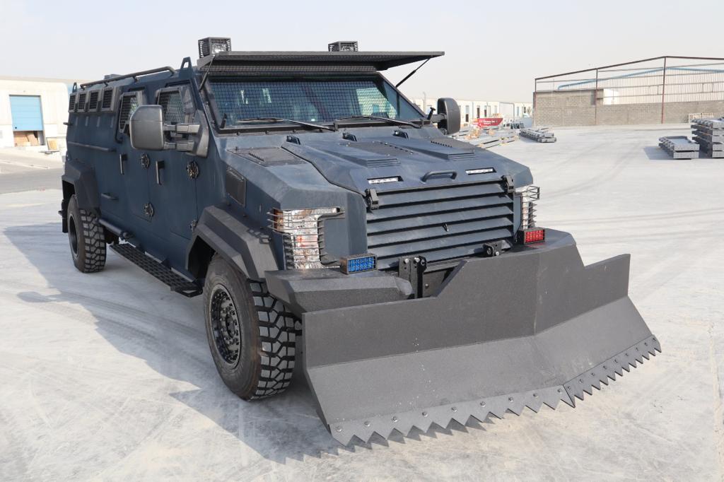 Anti-Riot AV Merkava armored vehicle front exterior view