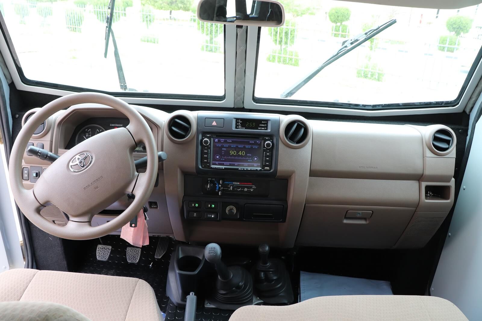 APC 6x6 Tygra front cockpit view for armored personnel carrier