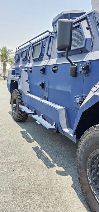 APC Merkava Blue armored personnel carrier left side angle view