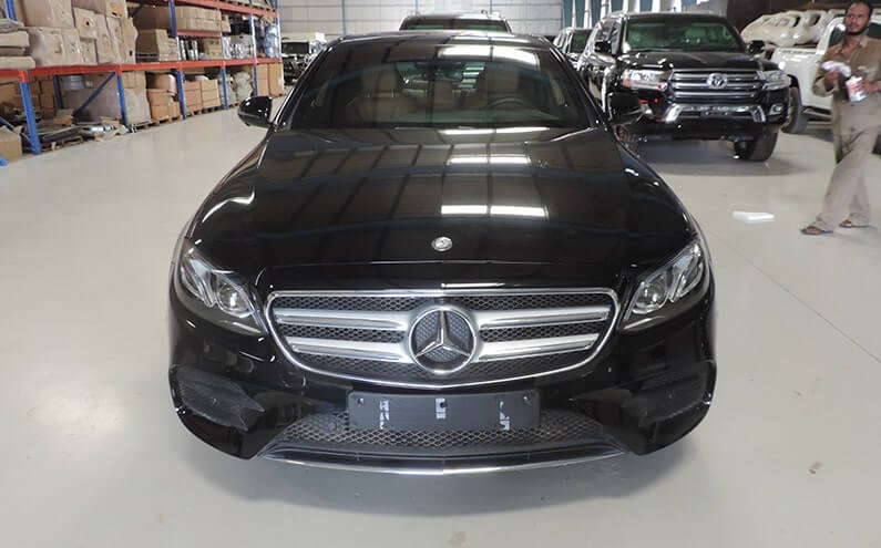 Armored Mercedes-Benz sedan vertical exterior preview