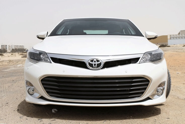 Toyota Avalon blindé - vue avant, détail du blindage