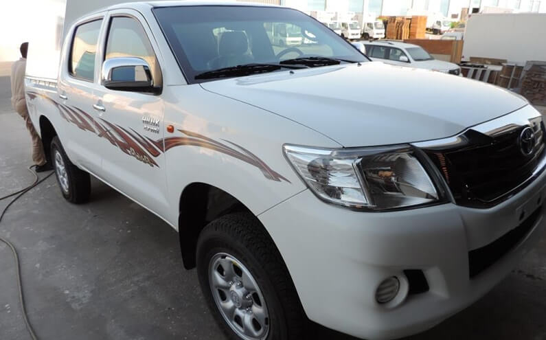 Toyota Land Cruiser blindé - détail du blindage