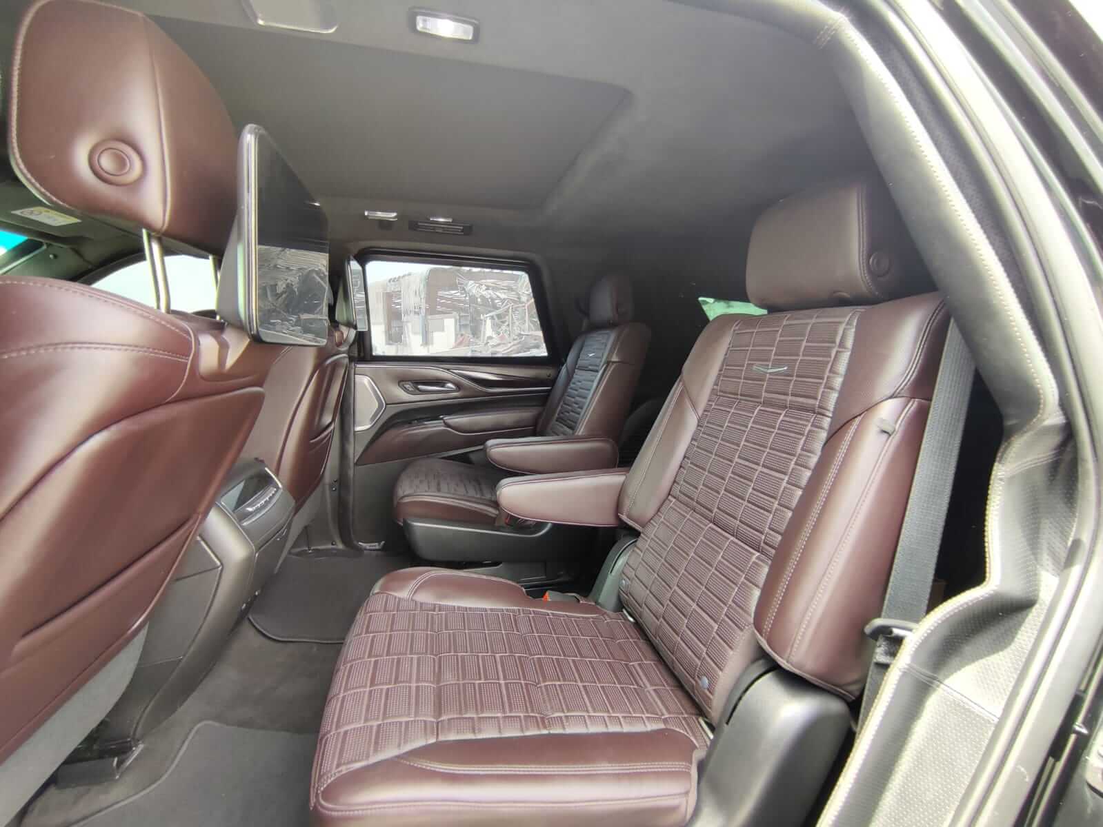 Cadillac Escalade blindé - sièges passagers