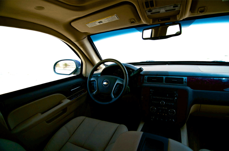 Chevrolet Suburban blindé - intérieur