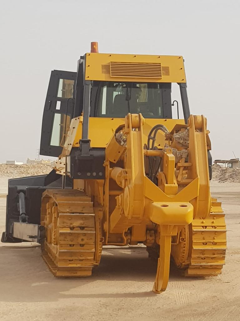 Excavator 320 BR7 armored excavator rear exterior view