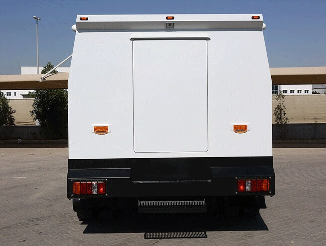 Ford F550 blindé - vue arrière