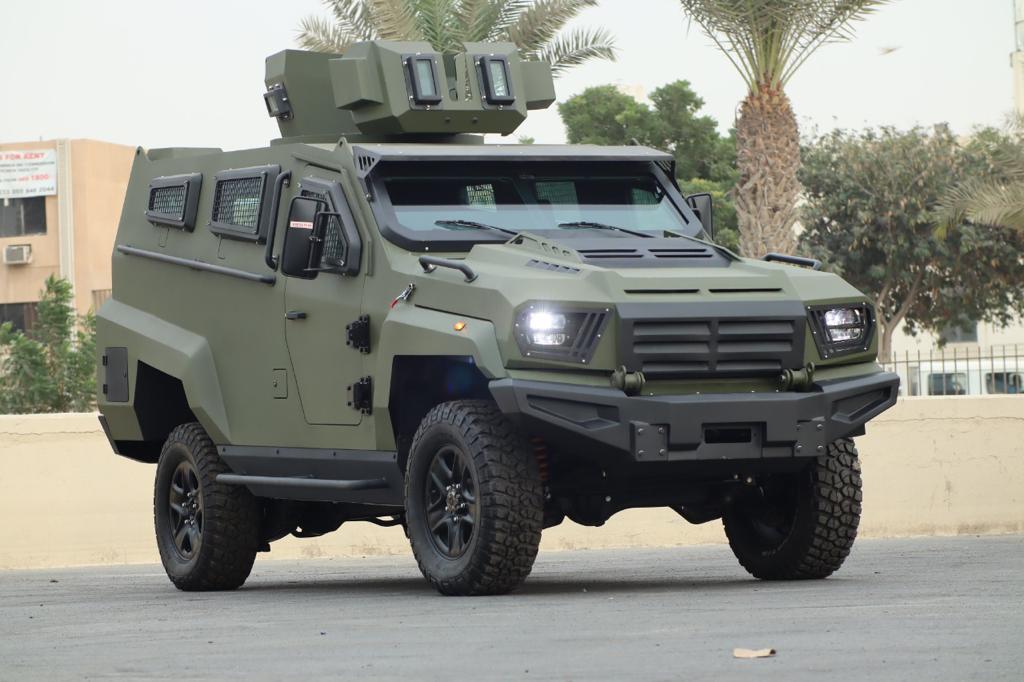 GER 1D armored personnel carrier exterior detail for high-risk deployment