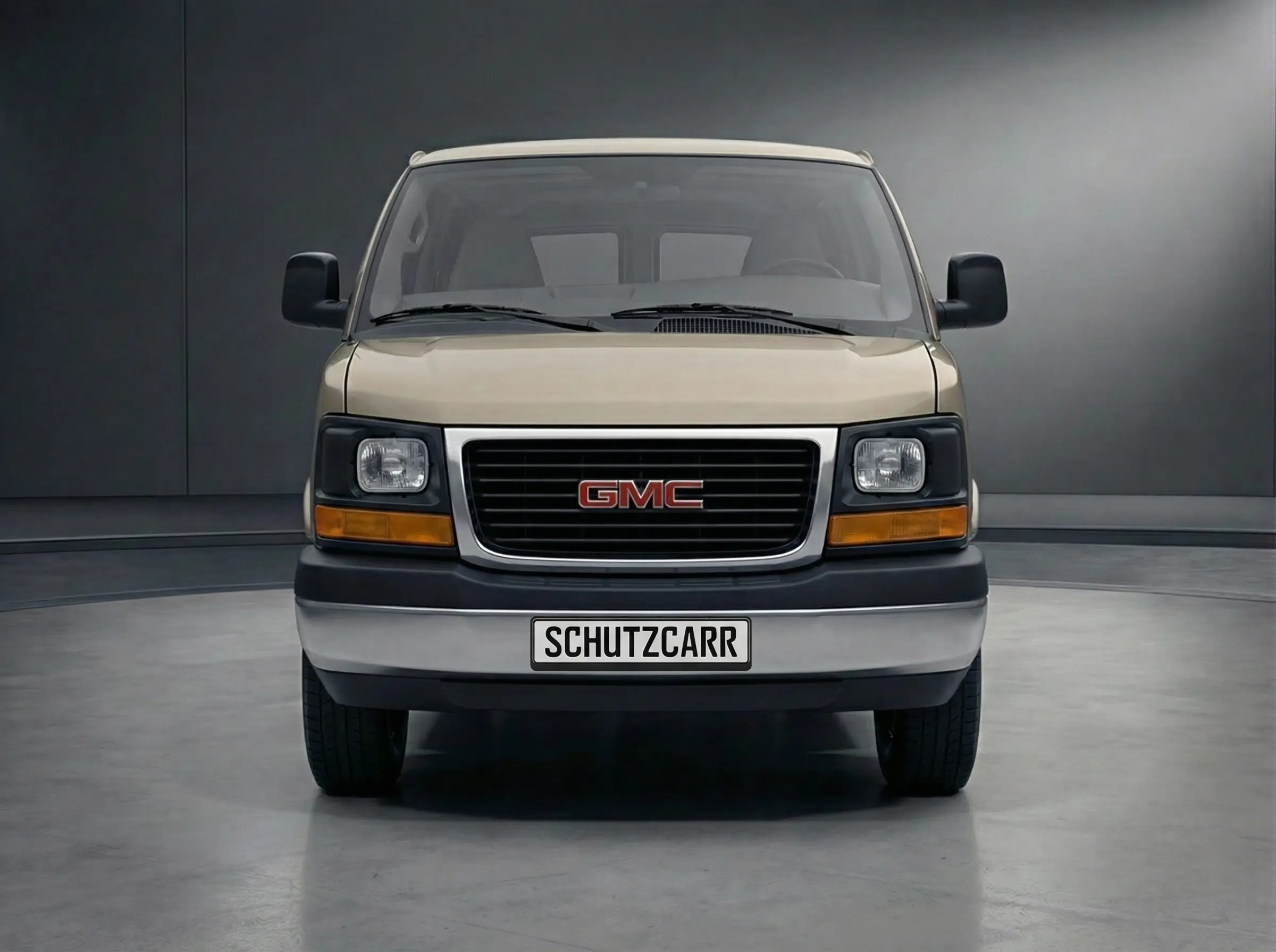 GMC Savana front profile view