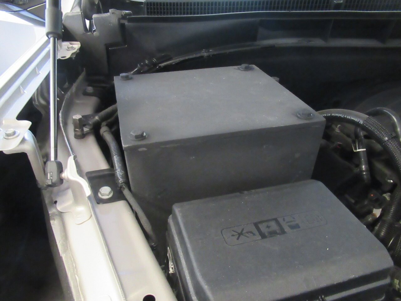 GMC Yukon engine protection detail for armored SUV