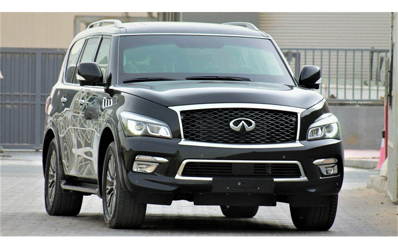إنفينيتي QX80 ضمن فئة سيارات الدفع الرباعي - منظر مركبة مدرعة
