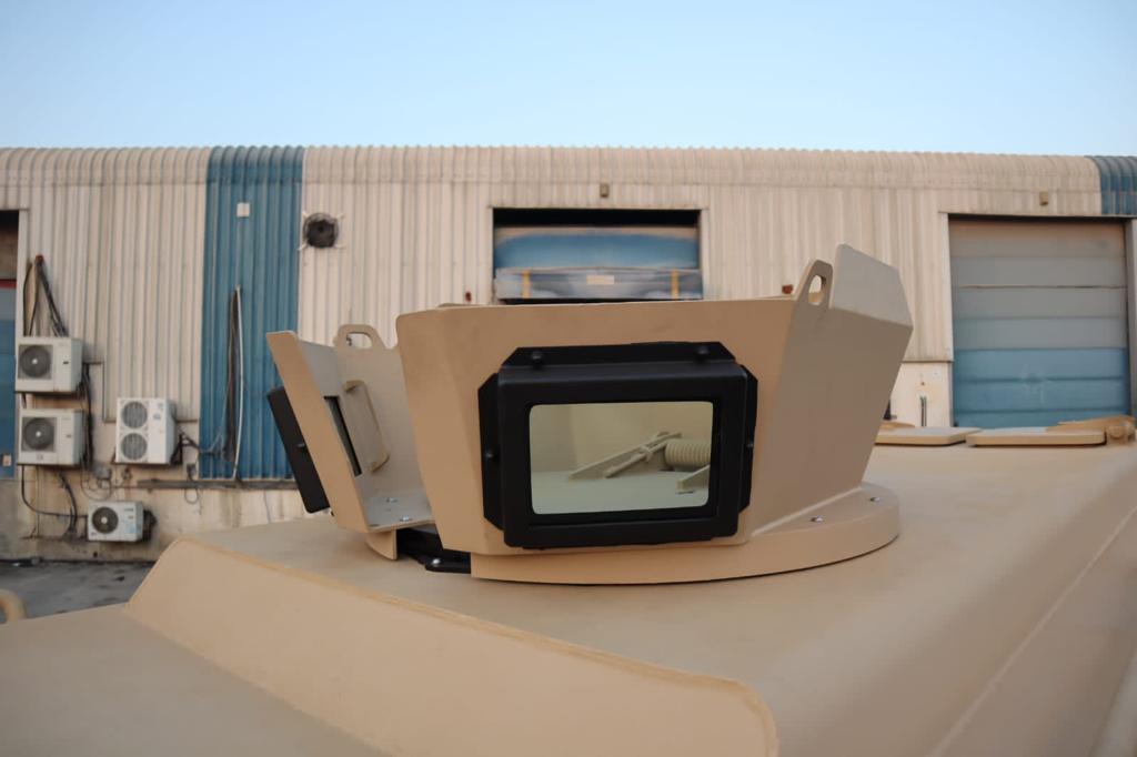 APC Jasar armoring detail on protected carrier body