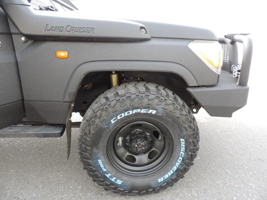 Land Cruiser 79 wheel with Cooper Discoverer STT off-road tires