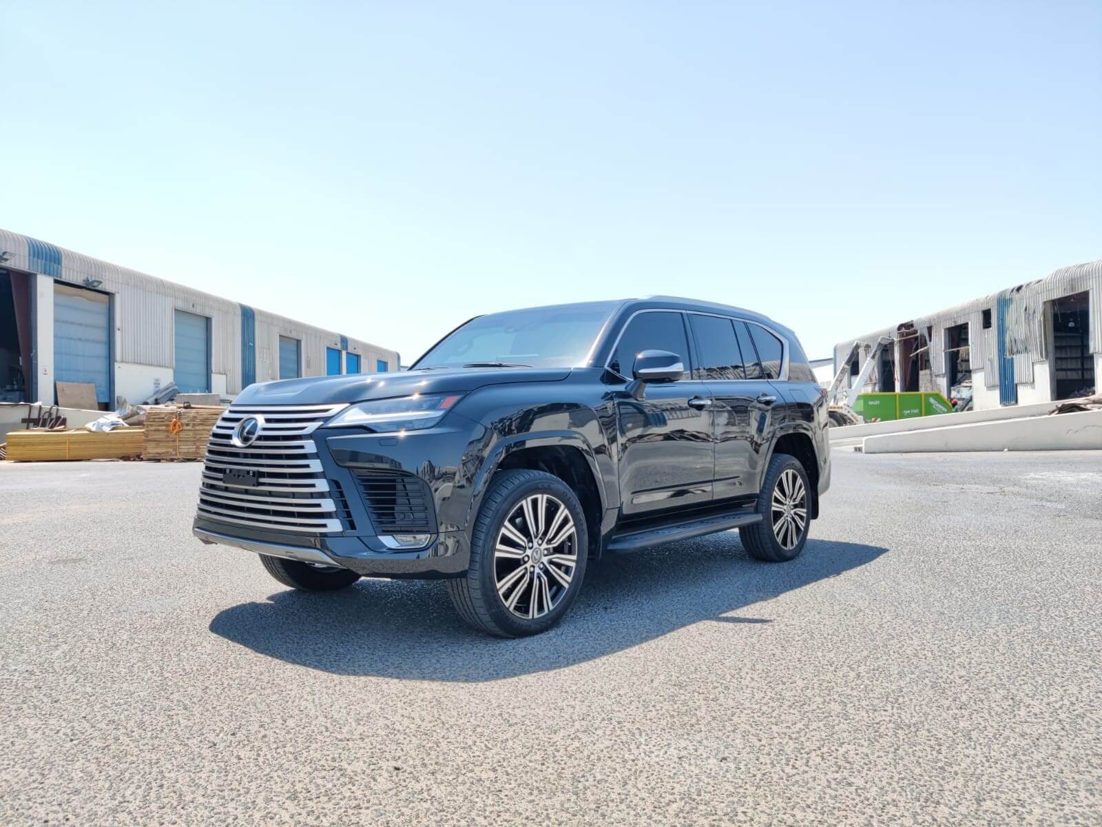 Armored Lexus LX600 BR9 side exterior view with luxury SUV bodywork