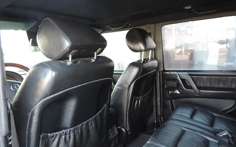 Armored Mercedes AMG blindé - intérieur, sièges passagers