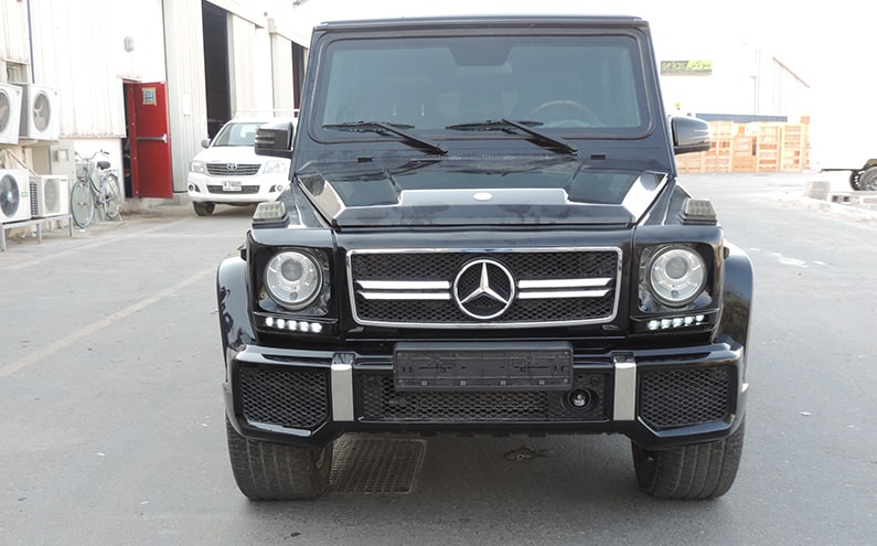 Mercedes-Benz AMG G55 Black ضمن فئة سيارات الدفع الرباعي - منظر مركبة مدرعة