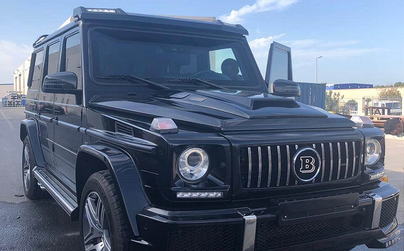 Mercedes-Benz G63 Brabus Black ضمن فئة سيارات الدفع الرباعي - منظر مركبة مدرعة