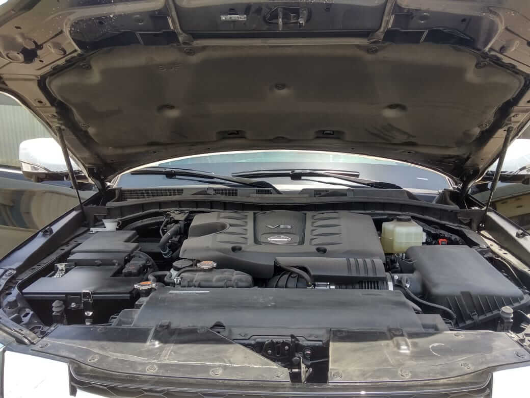 Nissan Patrouille blindé - compartiment moteur