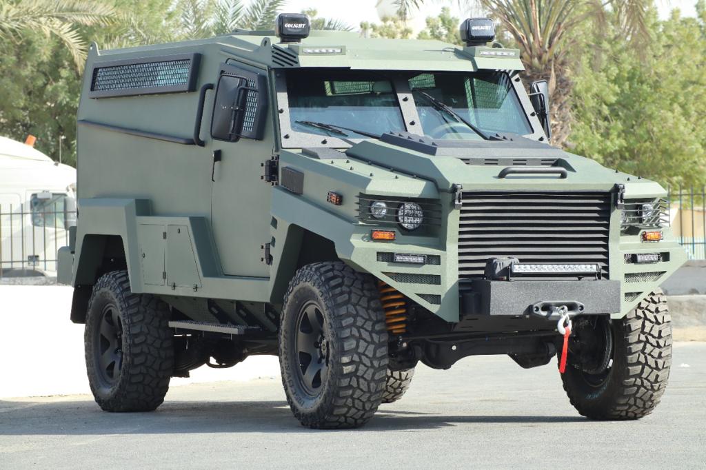 PV Wrath AV armored personnel vehicle front left exterior angle