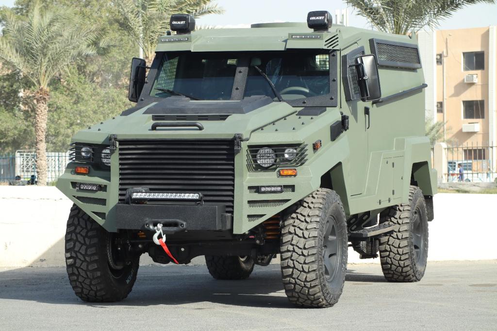 PV Wrath AV armored personnel vehicle front right exterior angle
