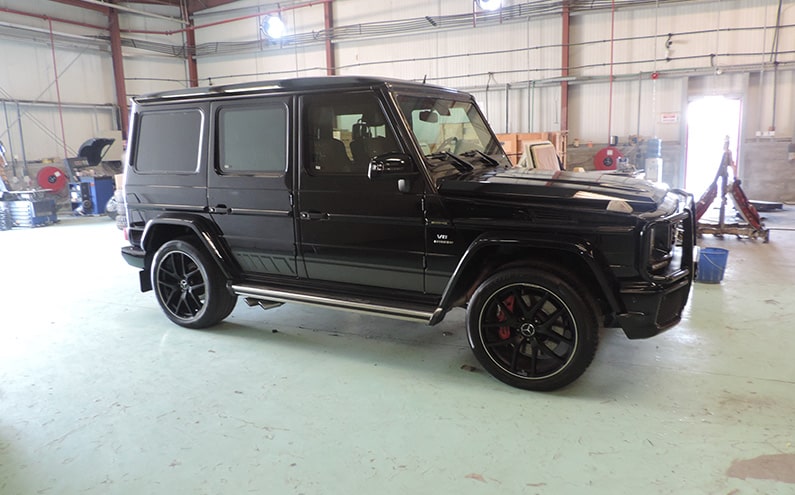 AMG G 63 Black ضمن فئة سيارات الدفع الرباعي - منظر مركبة مدرعة