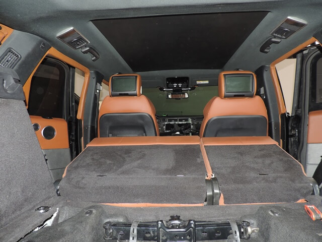 Range Rover Sport blindé - intérieur, configuration tactique