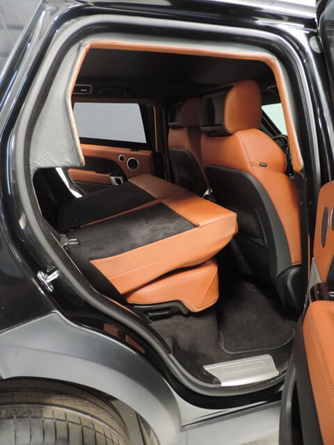 Range Rover Sport blindé - sièges passagers, configuration tactique