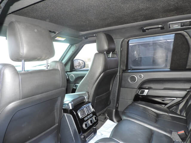 Range Rover Vogue blindé - intérieur, sièges passagers