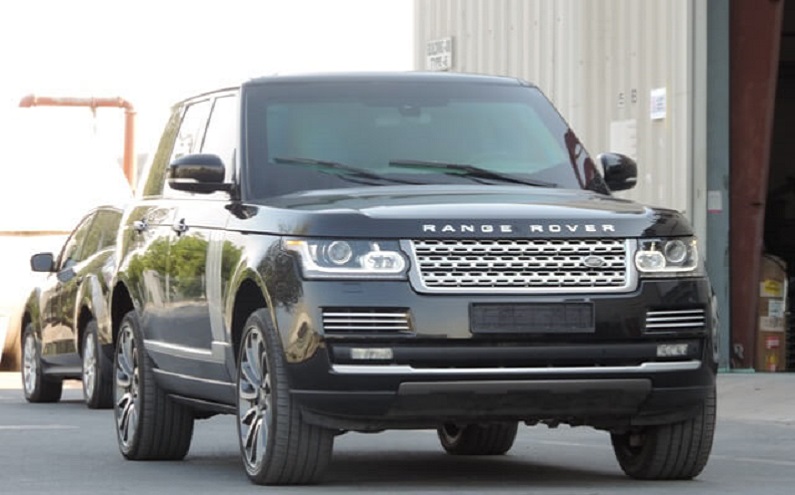 Range Rover Vogue dans la catégorie Luxe Blinde - vue de véhicule blindé