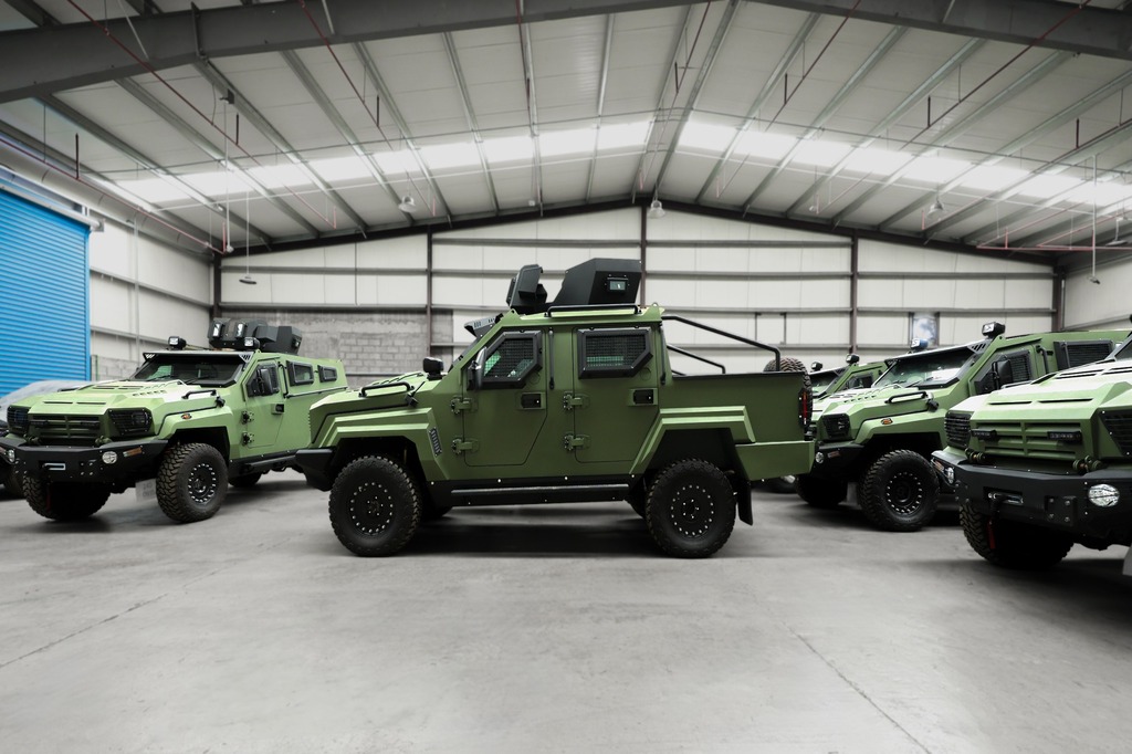 GER 1D MRAP مصفحة ضمن أسطول تكتيكي داخل المنشأة