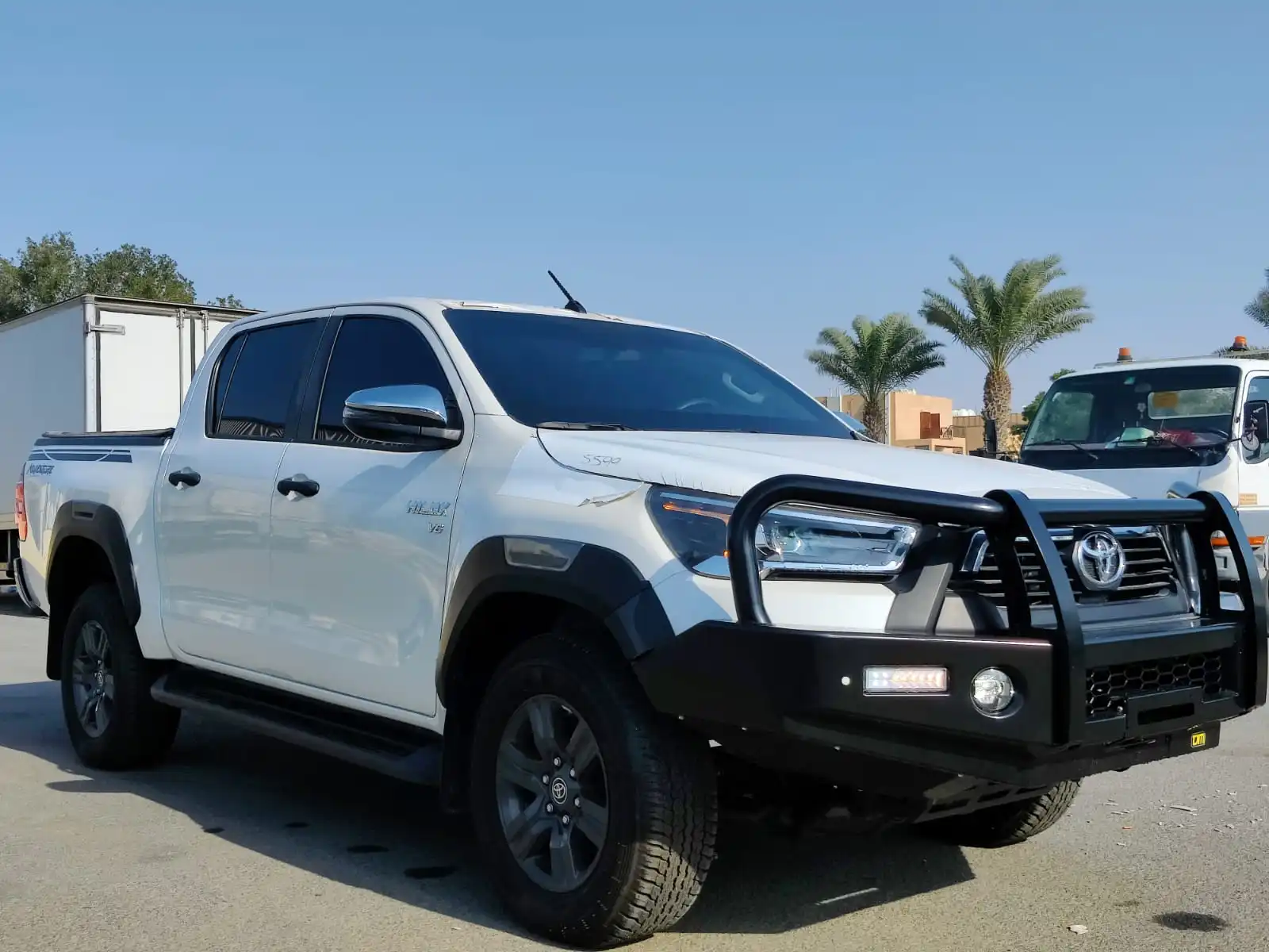 Toyota Hilux Adventure SR5 BR6 armored pickup alternate front view