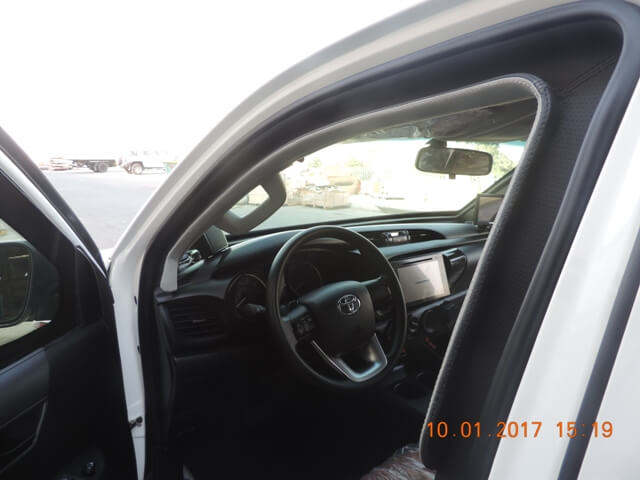 Toyota Hilux Cash Box blindé - sièges passagers, poste conducteur, configuration transport de fonds