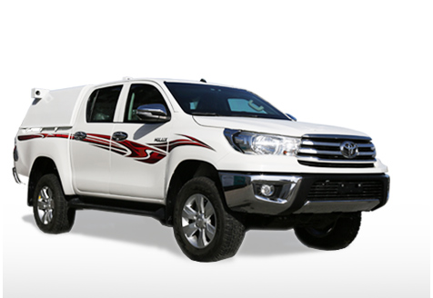 Toyota Hilux Vigo blindé - vue extérieure détaillée 13