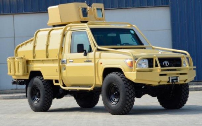 Toyota LC79 - LRPV B6 with Gunner Turret dans la catégorie Transporteur Personnel Blindé - vue de véhicule blindé