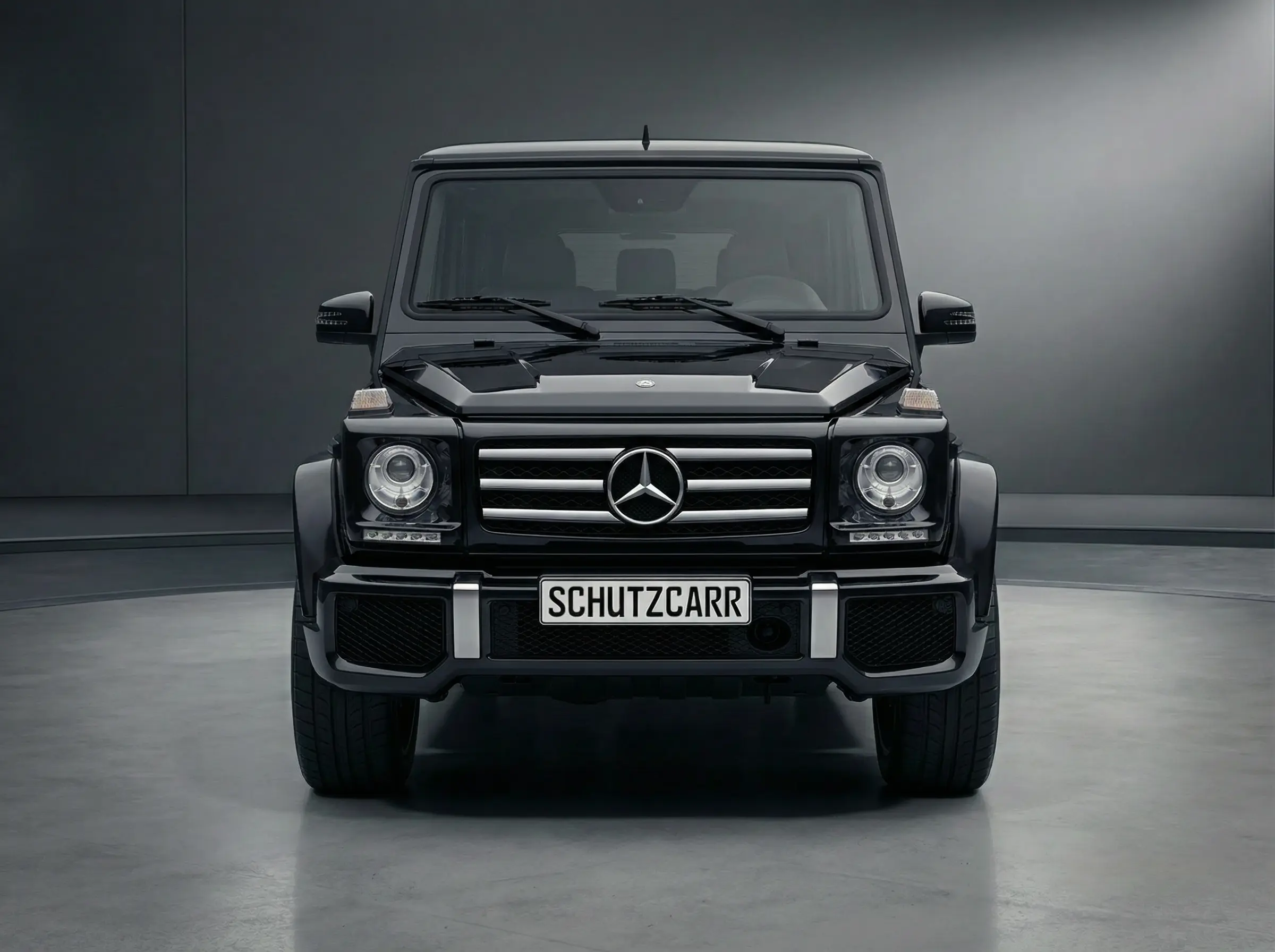 Mercedes Benz ML 400 front profile view